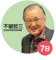不破哲三　社会科学研究所所長　7日