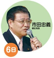 市田忠義書記局長　6日