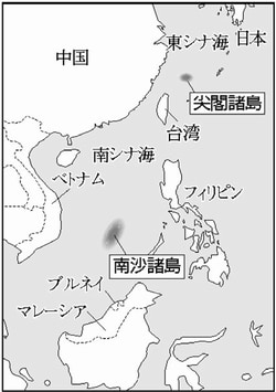 地図:南シナ海