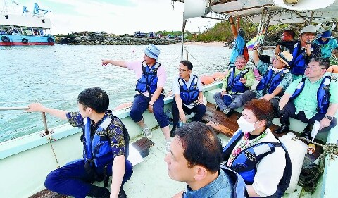 新基地阻止　心から連帯 党国会議員団　沖縄の基地問題調査