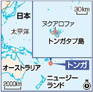 地図：トンガ