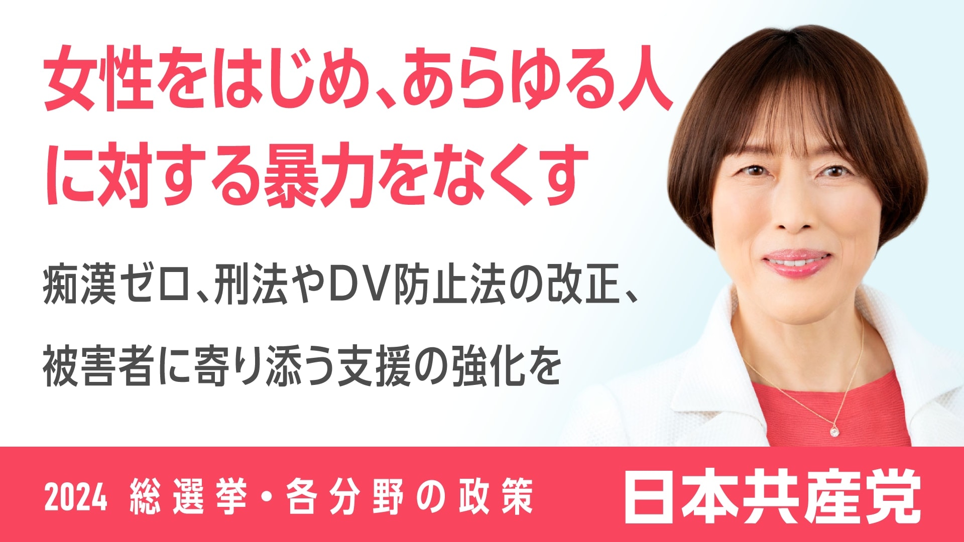 13、女性をはじめ、あらゆる人に対する暴力をなくす ｜ 日本共産党