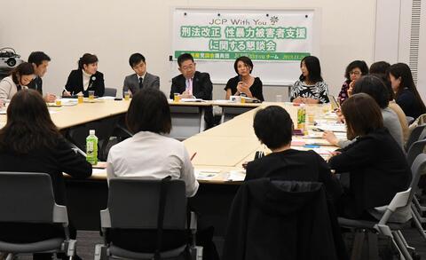 性被害受け止める社会に―刑法改正、性暴力被害者支援に関する懇談会