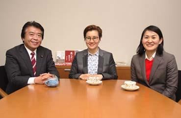 座談会風景 仁比聡平 斉藤和子 池内沙織