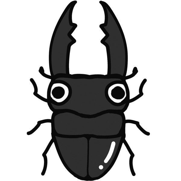 クワガタ虫イラスト